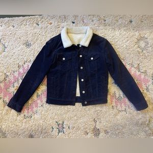 John galt brandy melville navy corduroy jacket size small